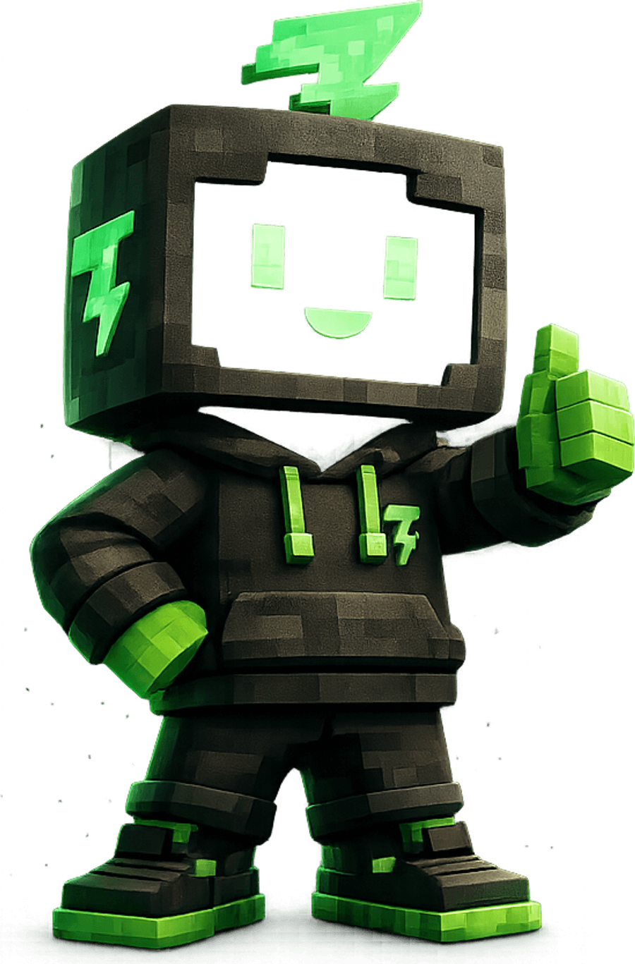 Tacyon mascot giving a thumbs up